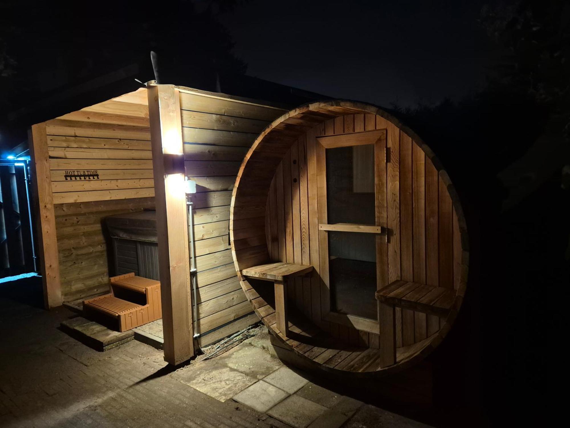 ארמלו Luxe Boshuisje Met Prive Wellness & Jacuzzi Op De Veluwe מראה חיצוני תמונה